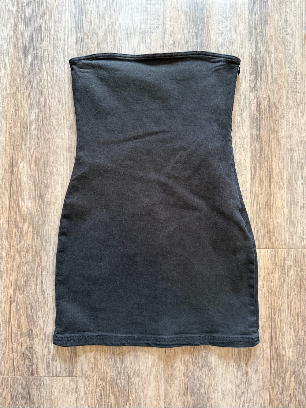 Zara Black Strapless Mini Dress XS